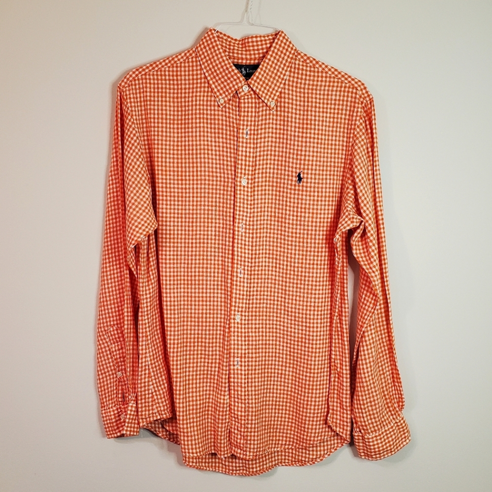 Ralph Lauren Linen Button Down Shirt